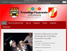 Tablet Screenshot of ff-gmunden.at